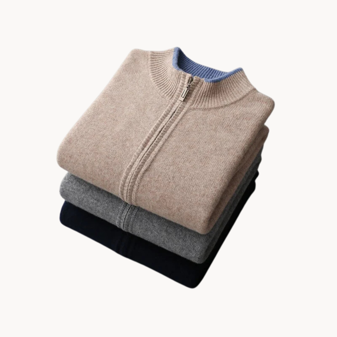 Jack - Kingston Merino Wool Zip Sweater