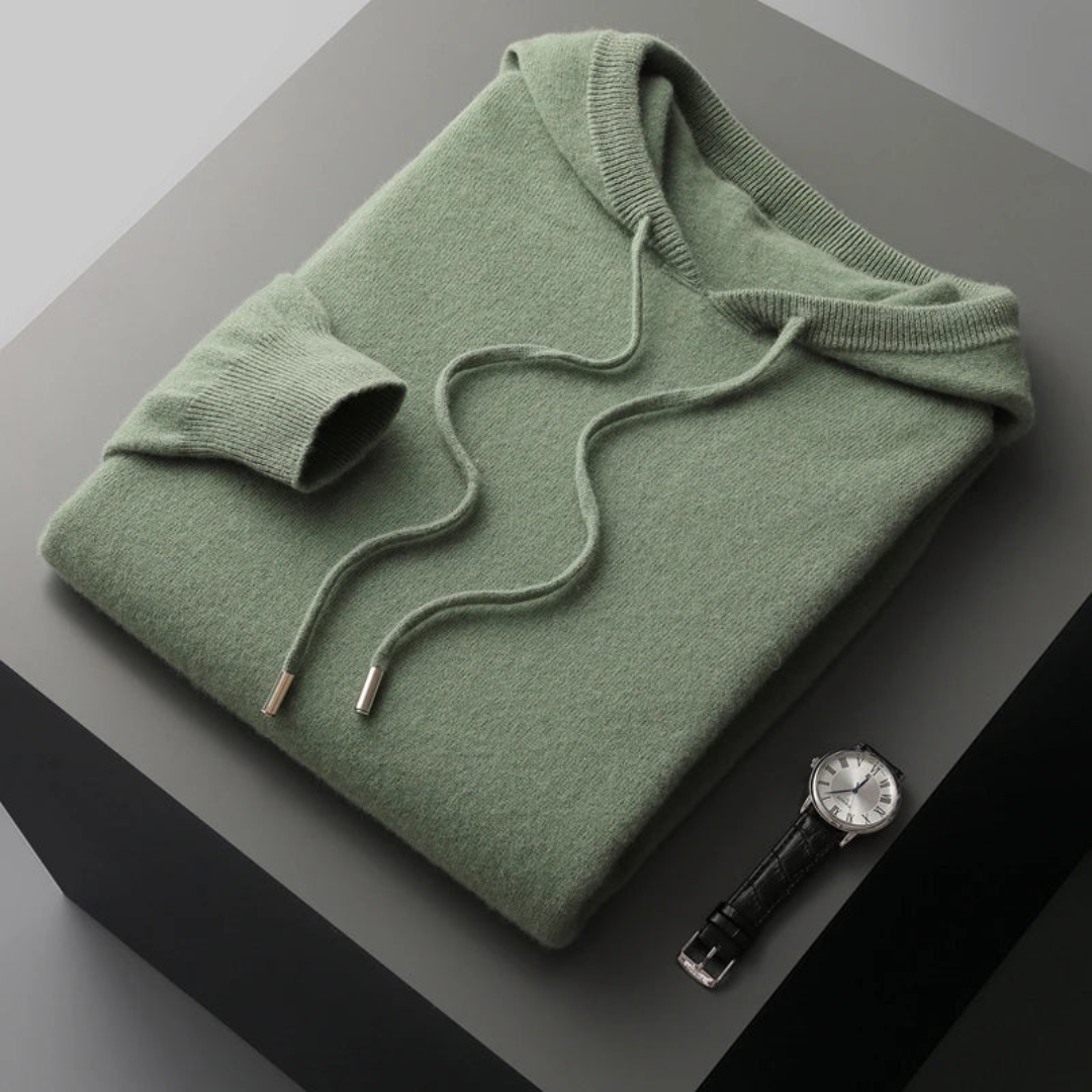 Glacier Merino Wool Sweater Hoodie