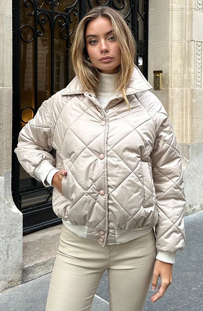 Cressida | Bomber Jacket In Beige