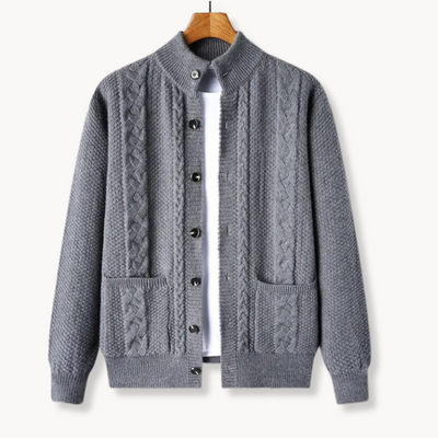 Soren Cable Wool Cardigan