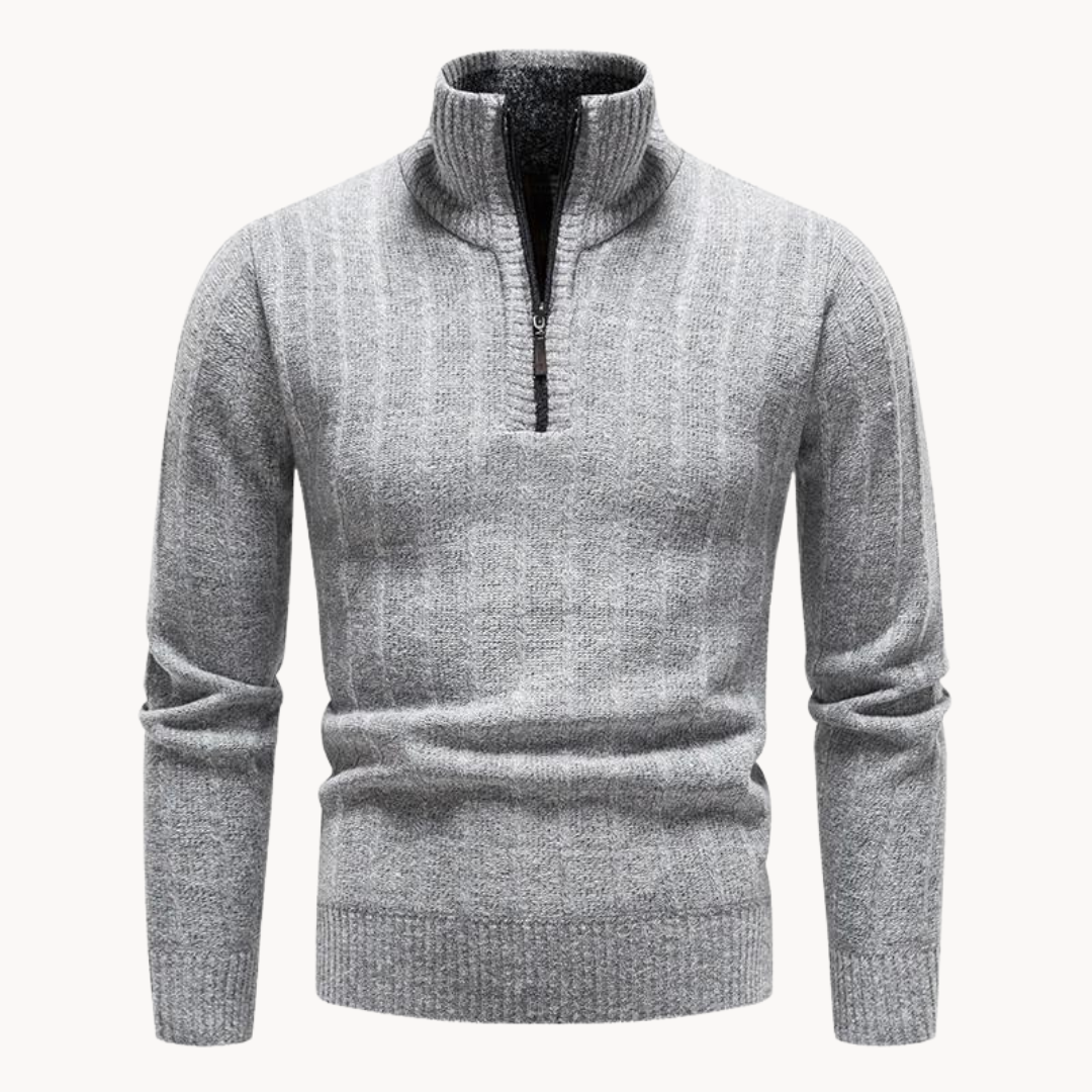 Freddie Quarter Zip Sweater