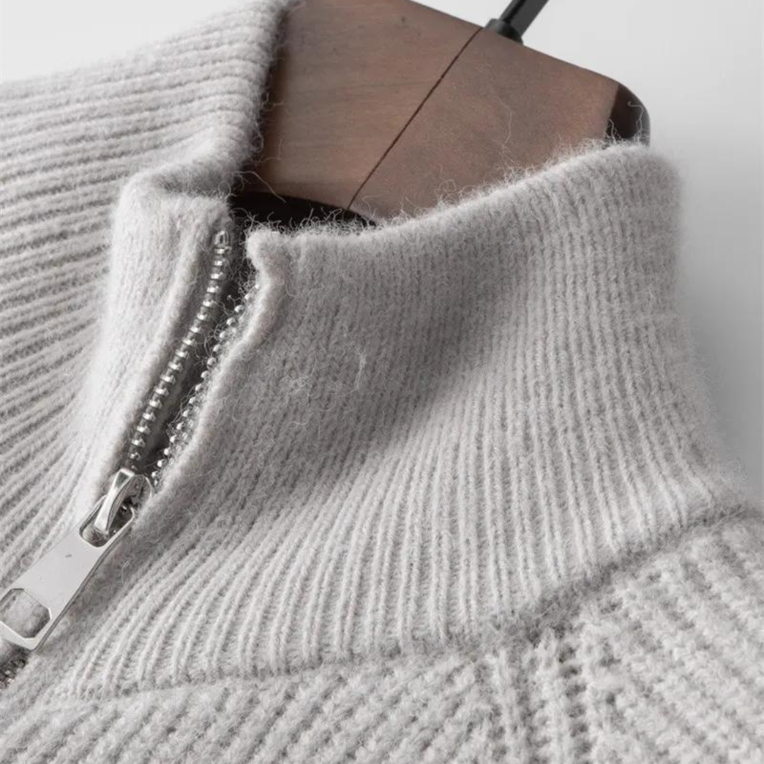 Colton Cashmere Zip Sweater