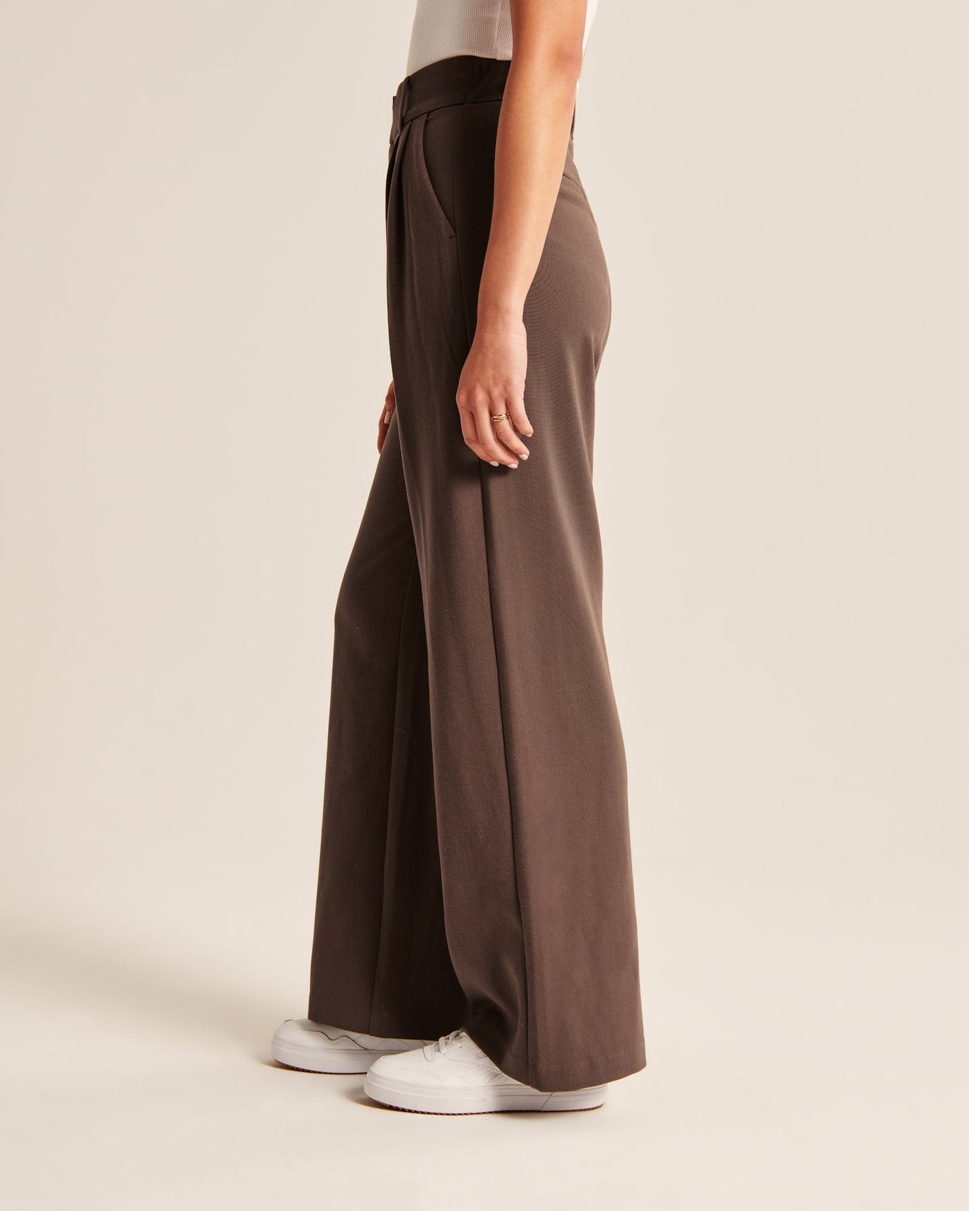 Maya | Mocha Wide-Leg Pants