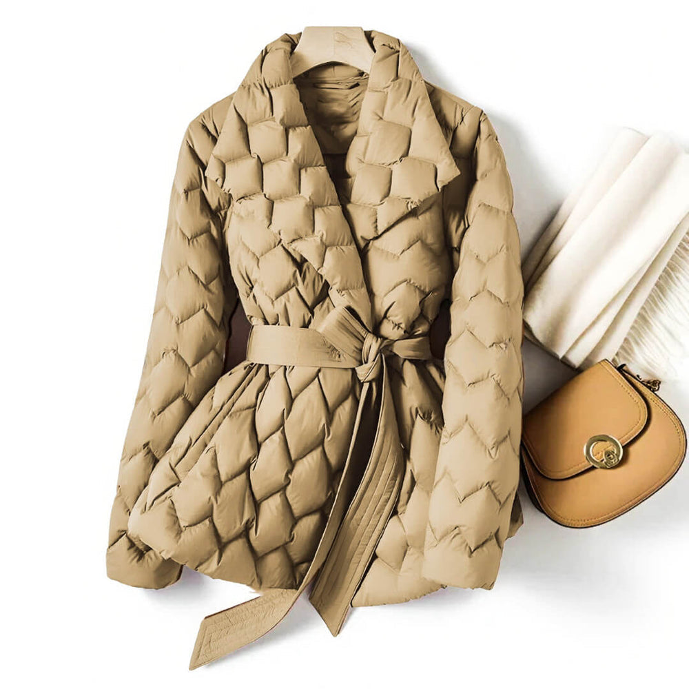 Avery™ - Stylish Quilted Down Coat