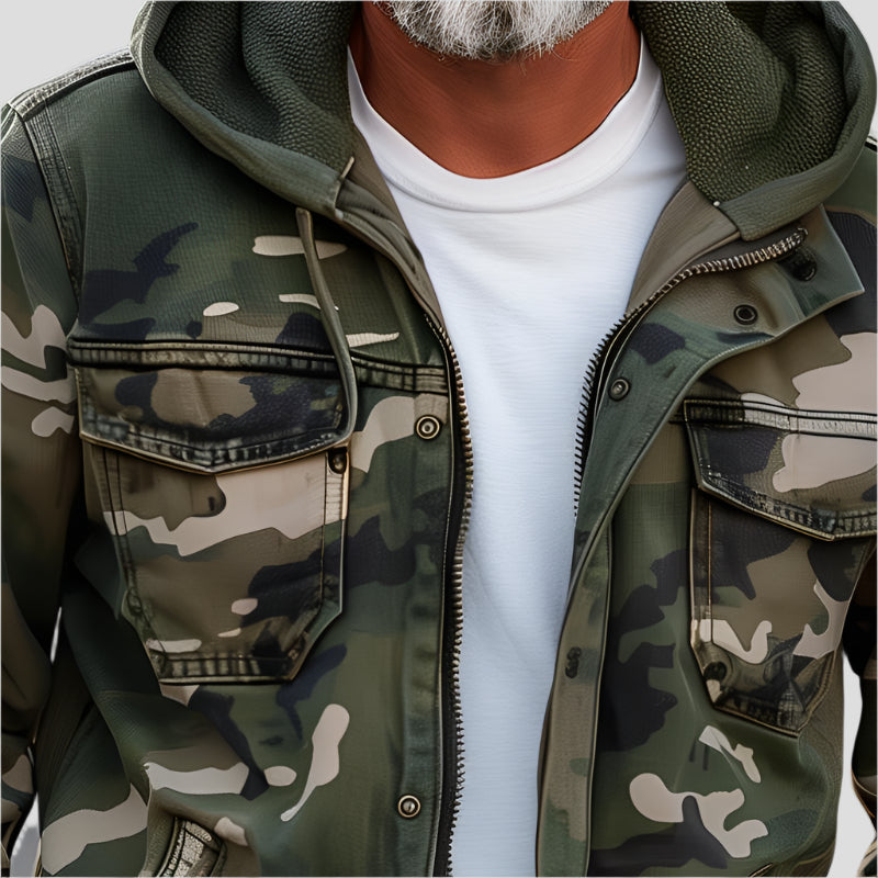 DANIAM| CARGO HOODED JACKET