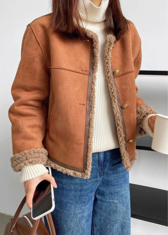 JENNIE- Cosy Shearling-Lined Jacket