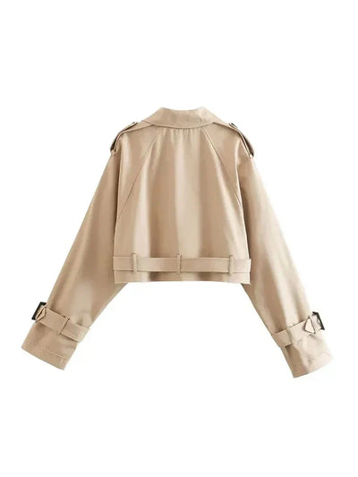 Myrilla - Cropped Belt Jacket