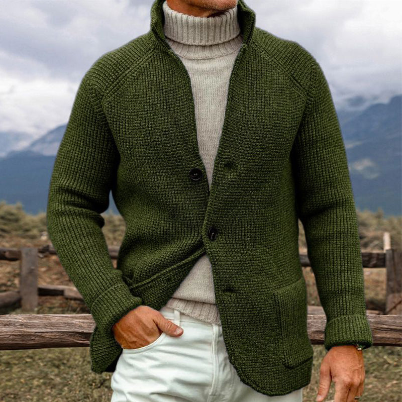 Danial- CARDIGAN IN COARSE KNIT LOOK