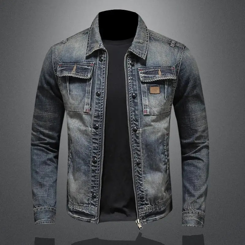 Cedric | Denim Jacket With Zipper