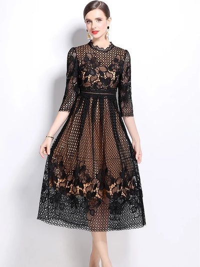 Jessica’s Luxe Lace Dress