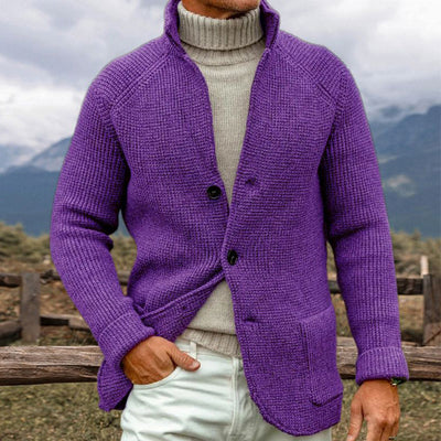 Danial- CARDIGAN IN COARSE KNIT LOOK