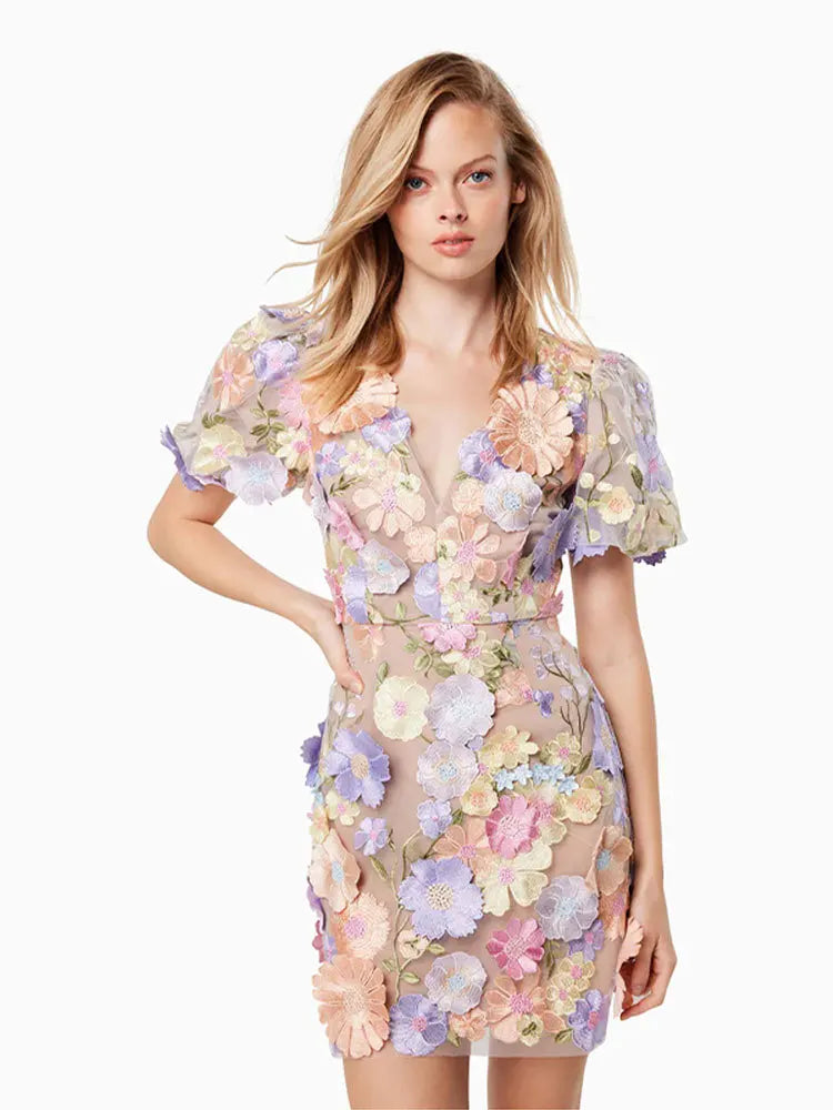 Jessica’s Radiant Bloom Dress