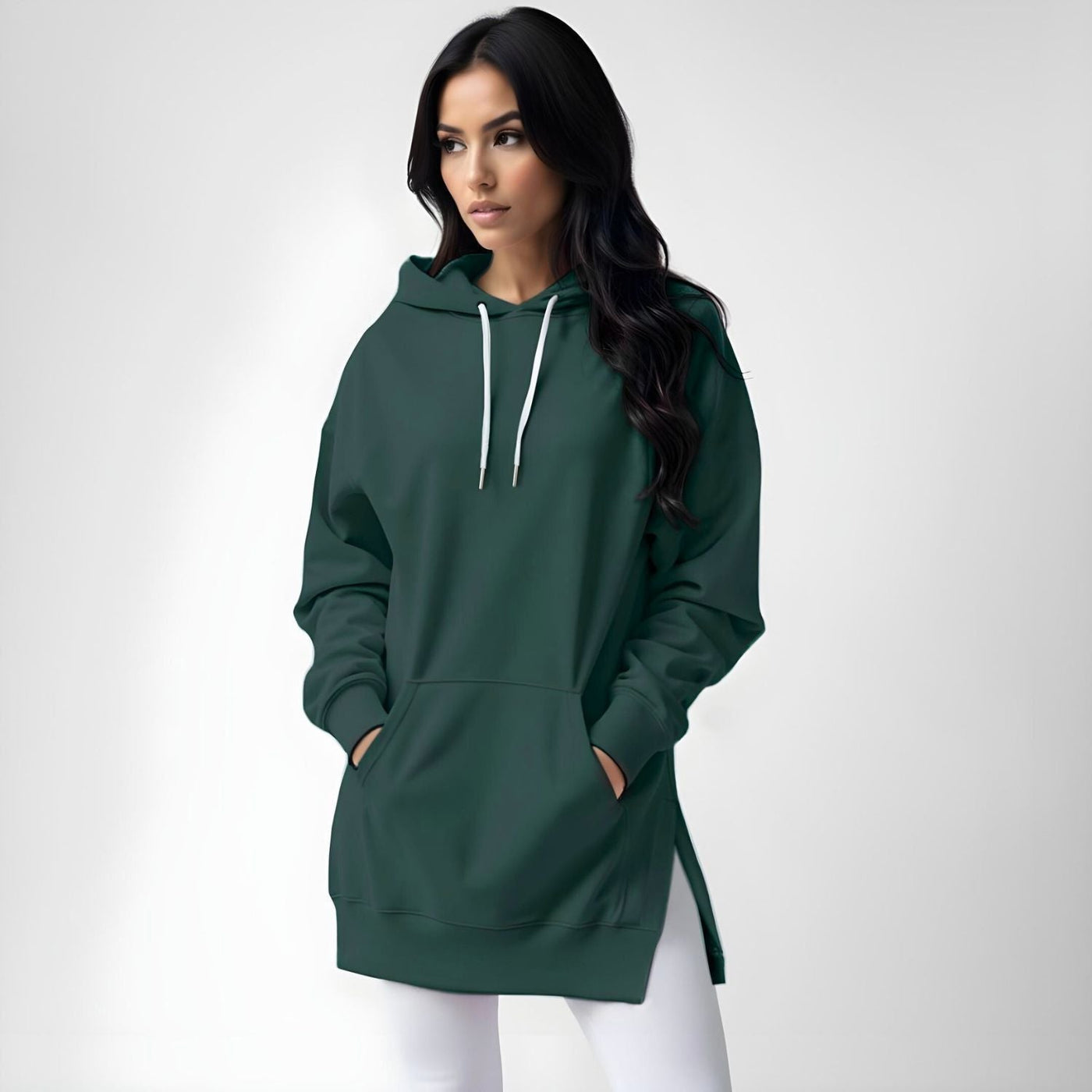 Lily Luxe Oversized Hoodie Dress