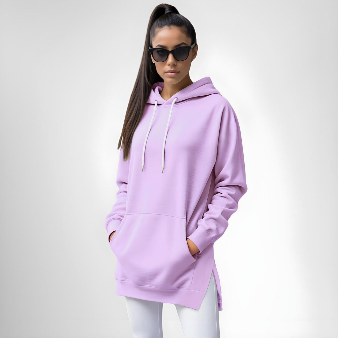 Lily Luxe Oversized Hoodie Dress