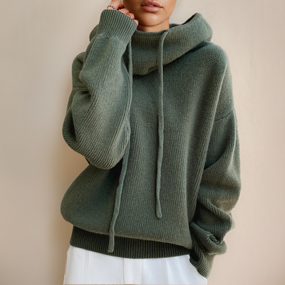 Sienna™ | Cozy High-Neck Hoodie