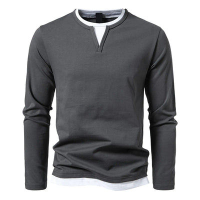 Niels/ Long Sleeve Henley